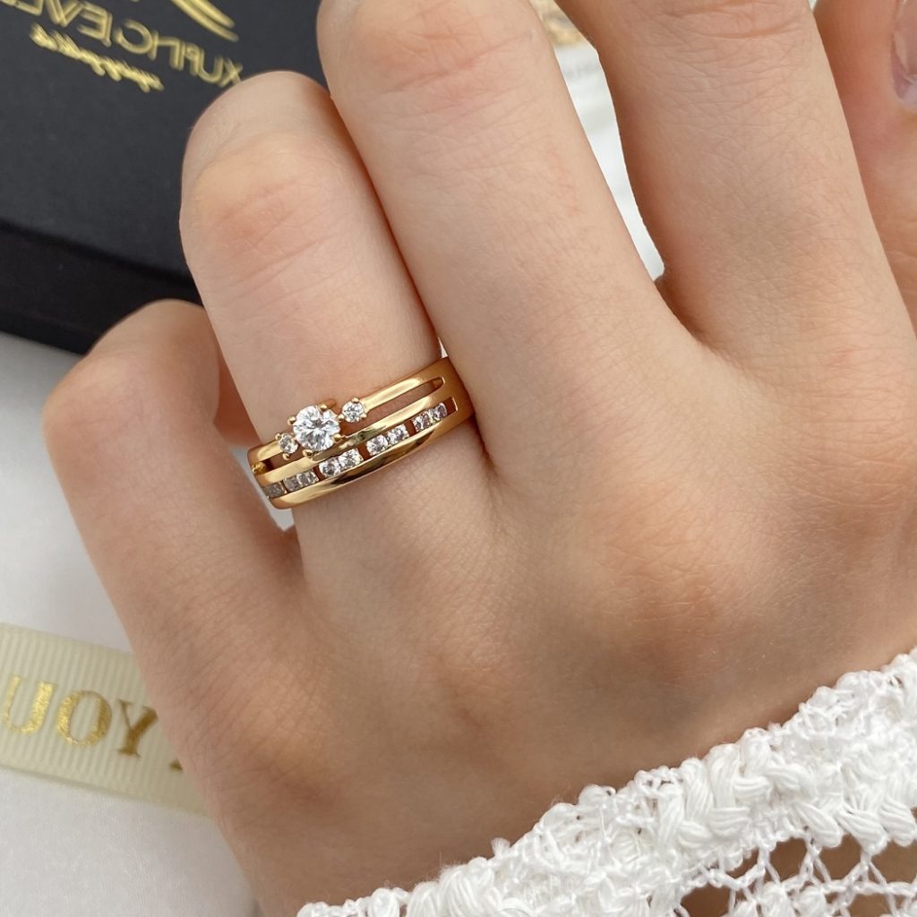 ring gold damen 10118
