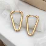 eckige creolen gold damen 90250