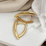 eckige ohrringe 18k vergoldet 90232 1