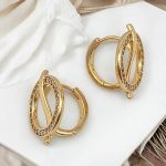 goldene creolen damen 90239