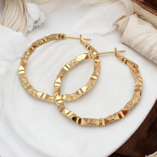 goldene creolen damen 90266 2