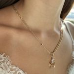 goldene herz kette damen 40159 3