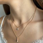 goldene kette mit anhänger damen 40177 2