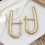 goldene ohrringe damen 90240 1