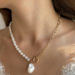 goldene perlen kette damen 40153 3