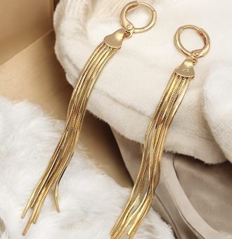hängende ohrrihge gold damen 90204