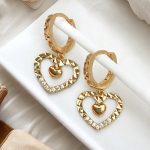 hängende ohrringe gold damen 90246 1