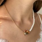 halskette mit herz anhänger gold damen 40161 3