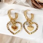 herzohrringe gold damen 90179