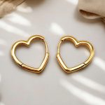 herzohrringe gold damen 90222 1