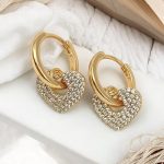 herzohrringe gold damen 90225