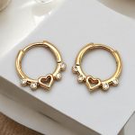 herzohrringe gold damen 90227 1