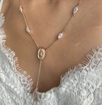 kette heilige maria gold damen 40118 1