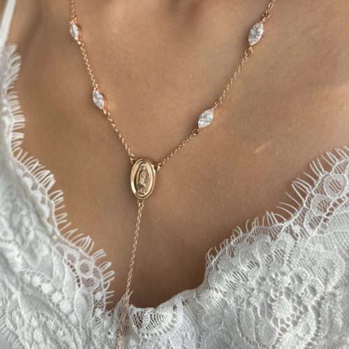 kette heilige maria gold damen 40118 1