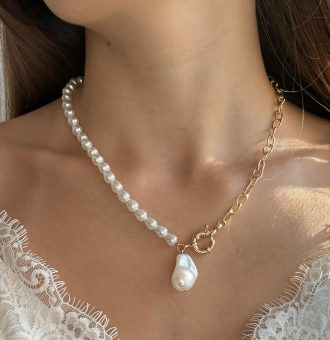 kette mit perlen gold 40153 2