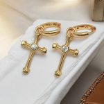 kreuzohrrihge gold damen 90170