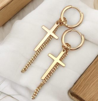 kreuzohrrihge gold damen 90219