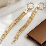 lange ohrrihge gold damen 90204 1