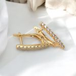 ohrrihge mit steinen gold damen 90238