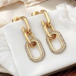 ohrringe kette gold damen 90153