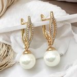 ohrringe mit perlen gold 90284 2