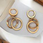 ohrringe mit steinen 18k gold 90173