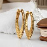 ohrringe mit steinen 18k gold 90233