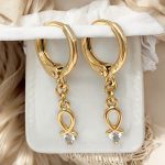ohrringe mit steinen gold damen 90213 1