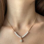 perlenkette mit zirkonia gold 40176 2