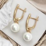 perlenohrringe gold damen 90284 1