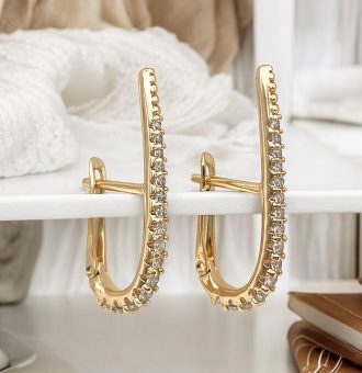 zirkonia ohrringe gold90240 2