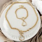 schmuckset gold damen 60107 3