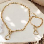 schmuckset gold damen 60107 6
