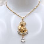 schmuckset gold damen 60121 5