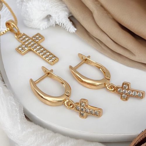 schmuckset gold damen 60145