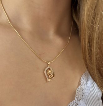 schmuckset gold damen 60148 2