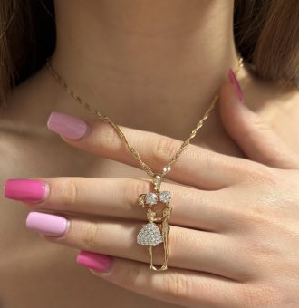 schmuckset gold damen 60150 3