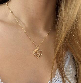 schmuckset gold damen 60151